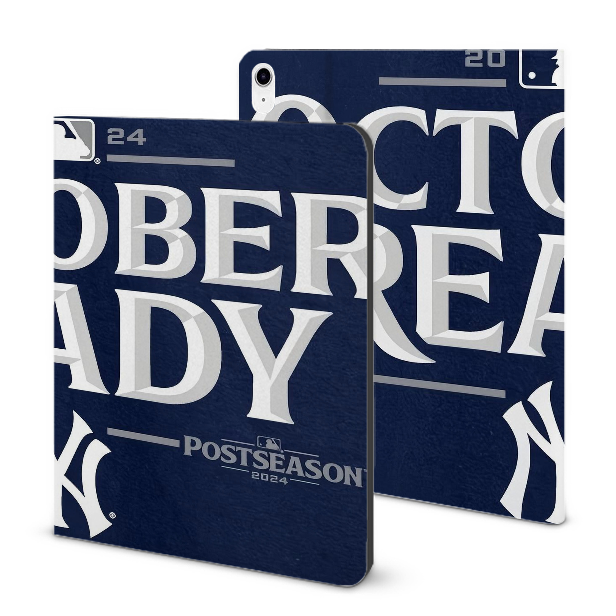 New York Yankees 360 IPad Case Without Pencil Slot – Book-Style Cover With PU Leather & TPU – Slim, Durable, Scratch-Resistant, Full Protection & Easy Access